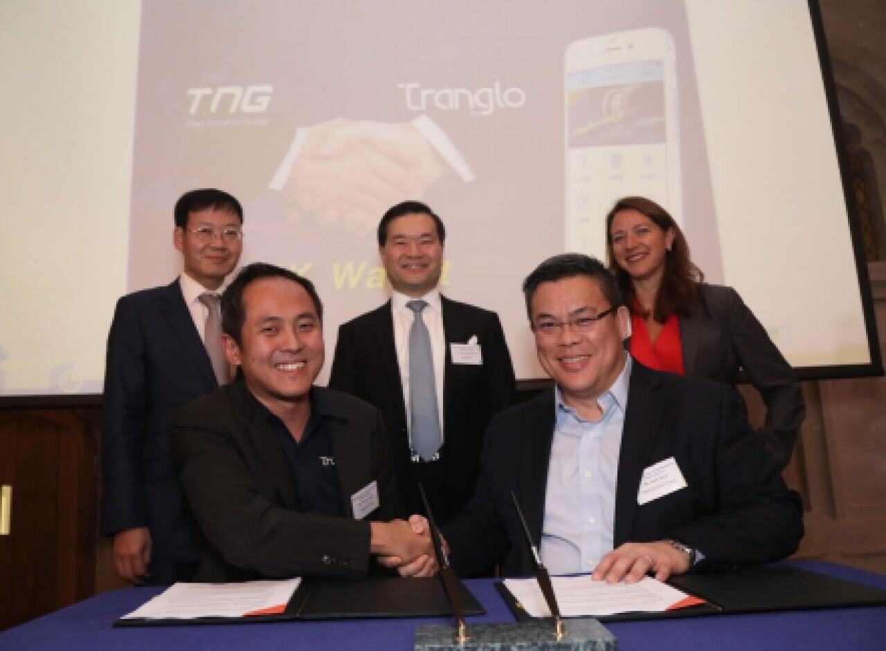 TNG攜手跨境支付平台Tranglo　斥資2千萬美元在英國推電子錢包